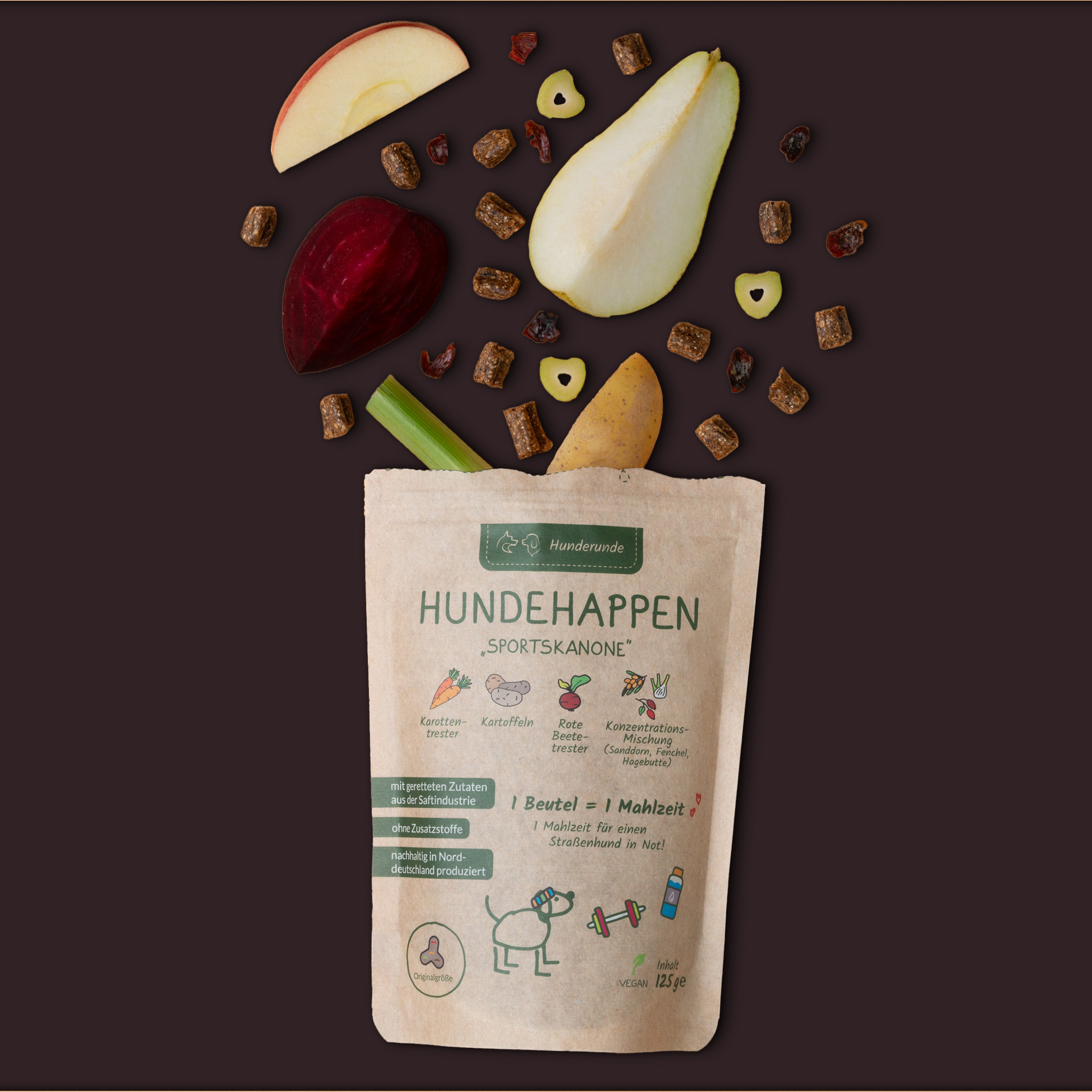 Hundehappen Sportskanone
