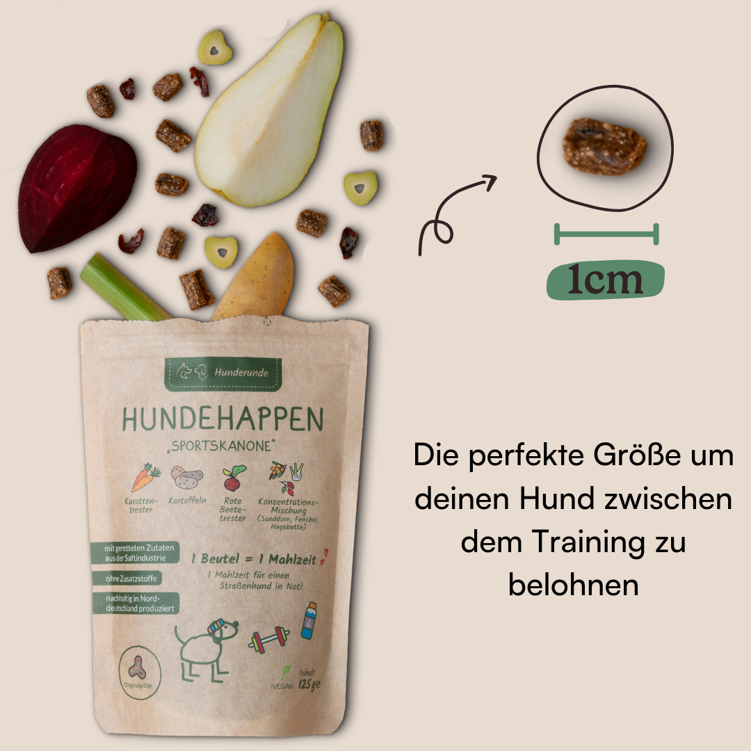 Hundehappen Sportskanone