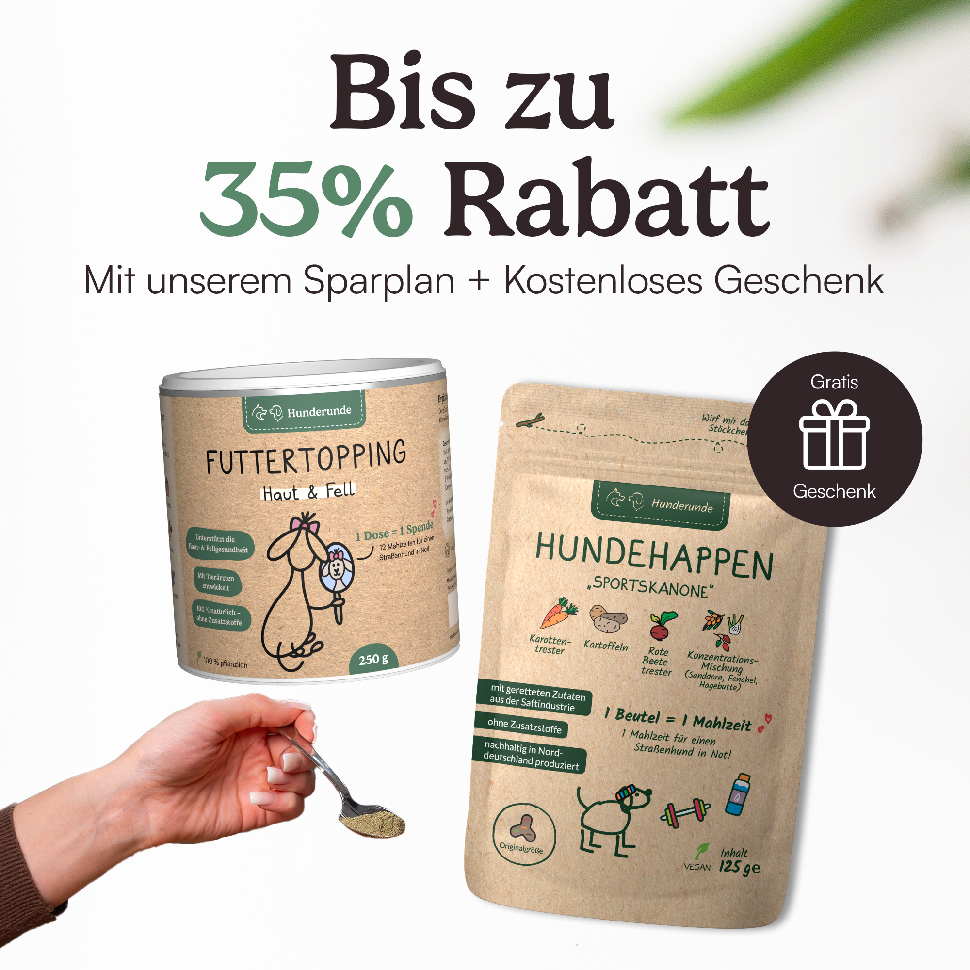 Futtertopping Haut & Fell