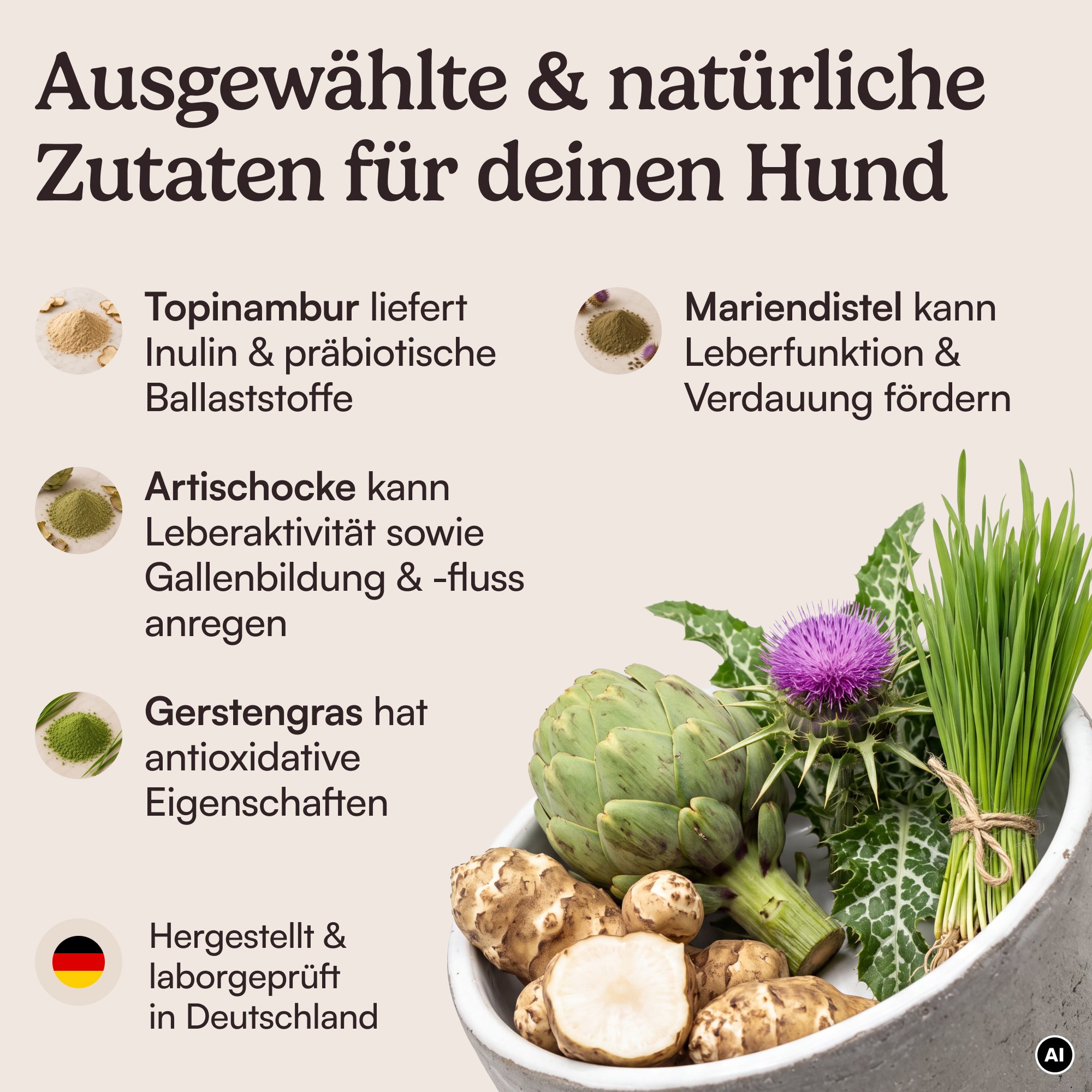 Futtertopping Bauchbalance