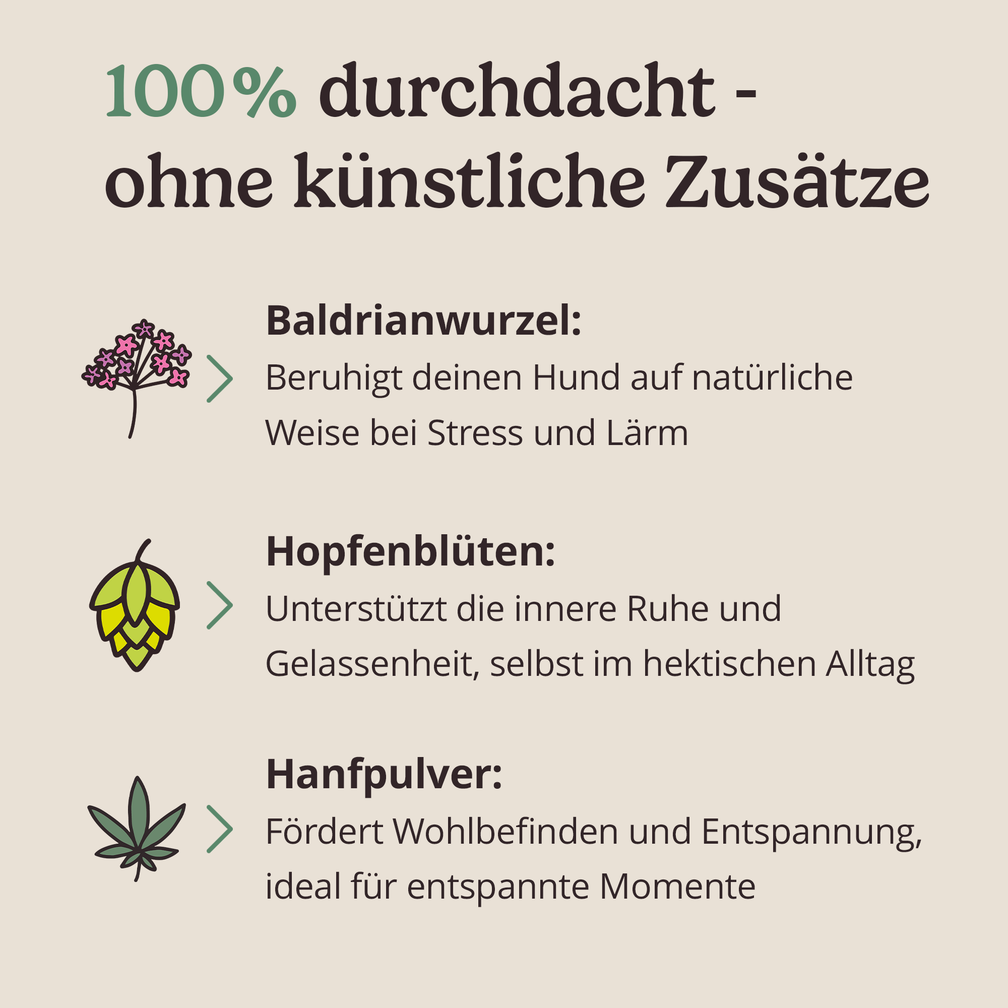 Futtertopping Ruhe & Gelassenheit