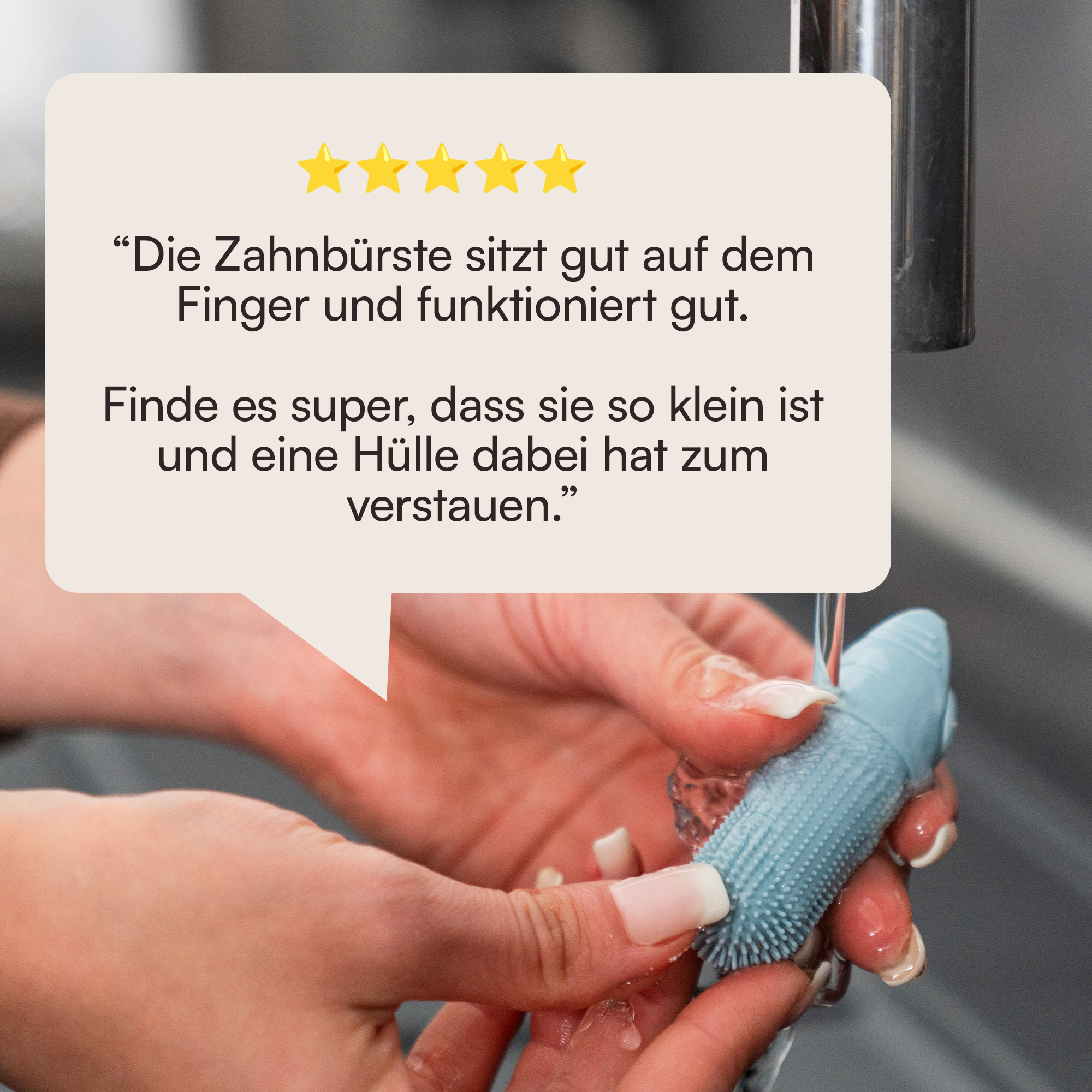 Hundezahnbürste - hygiensich & pflegeleicht