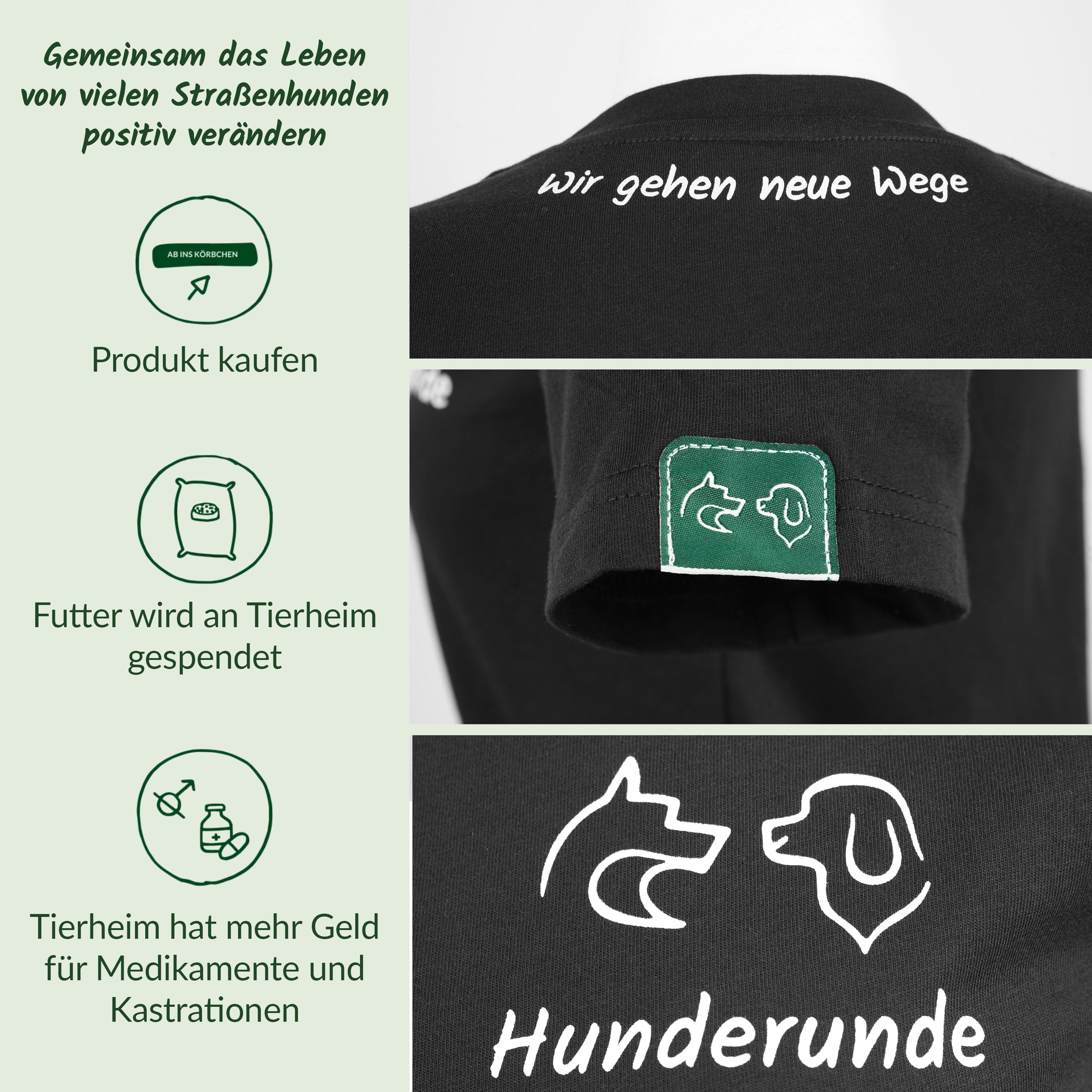 Hunderunde T-Shirt
