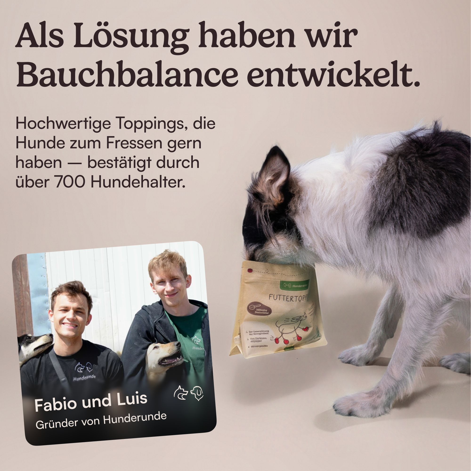 Futtertopping Bauchbalance