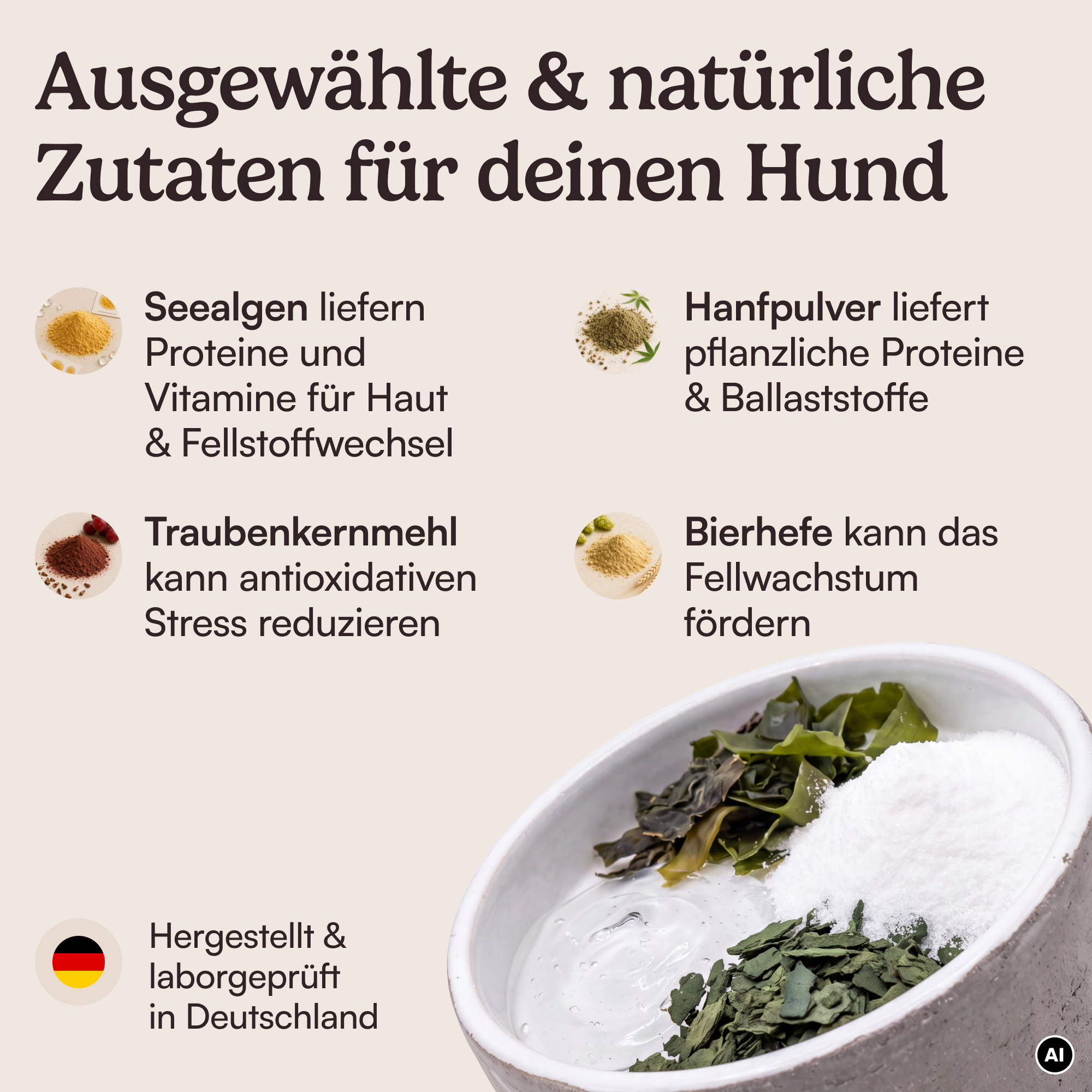 Futtertopping Bewegungsfreude