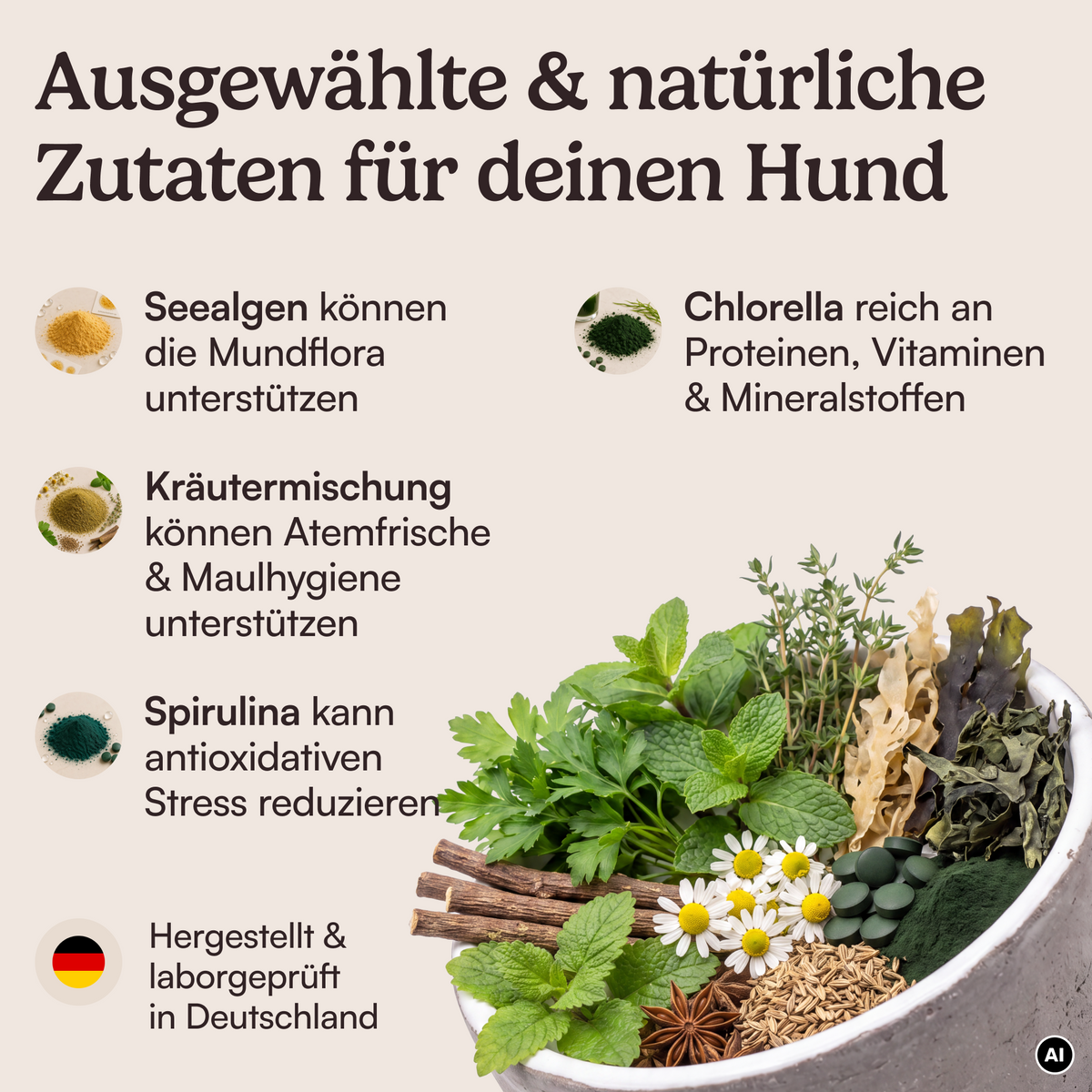 Futtertopping Maulfrische