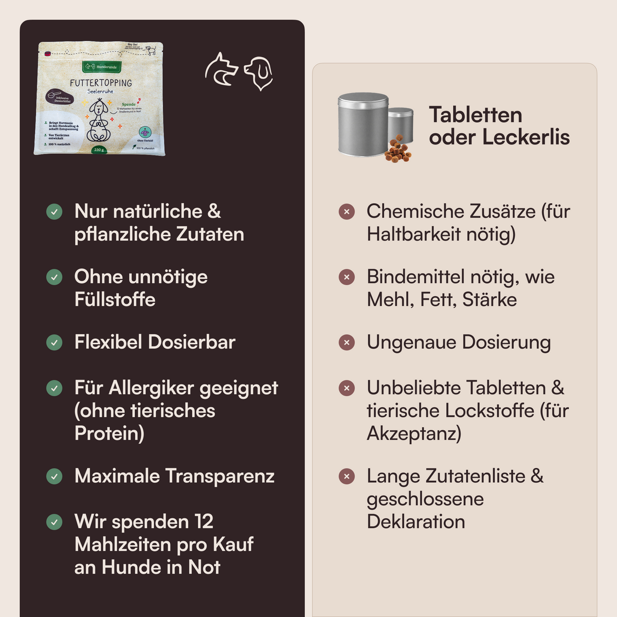 Futtertopping Seelenruhe