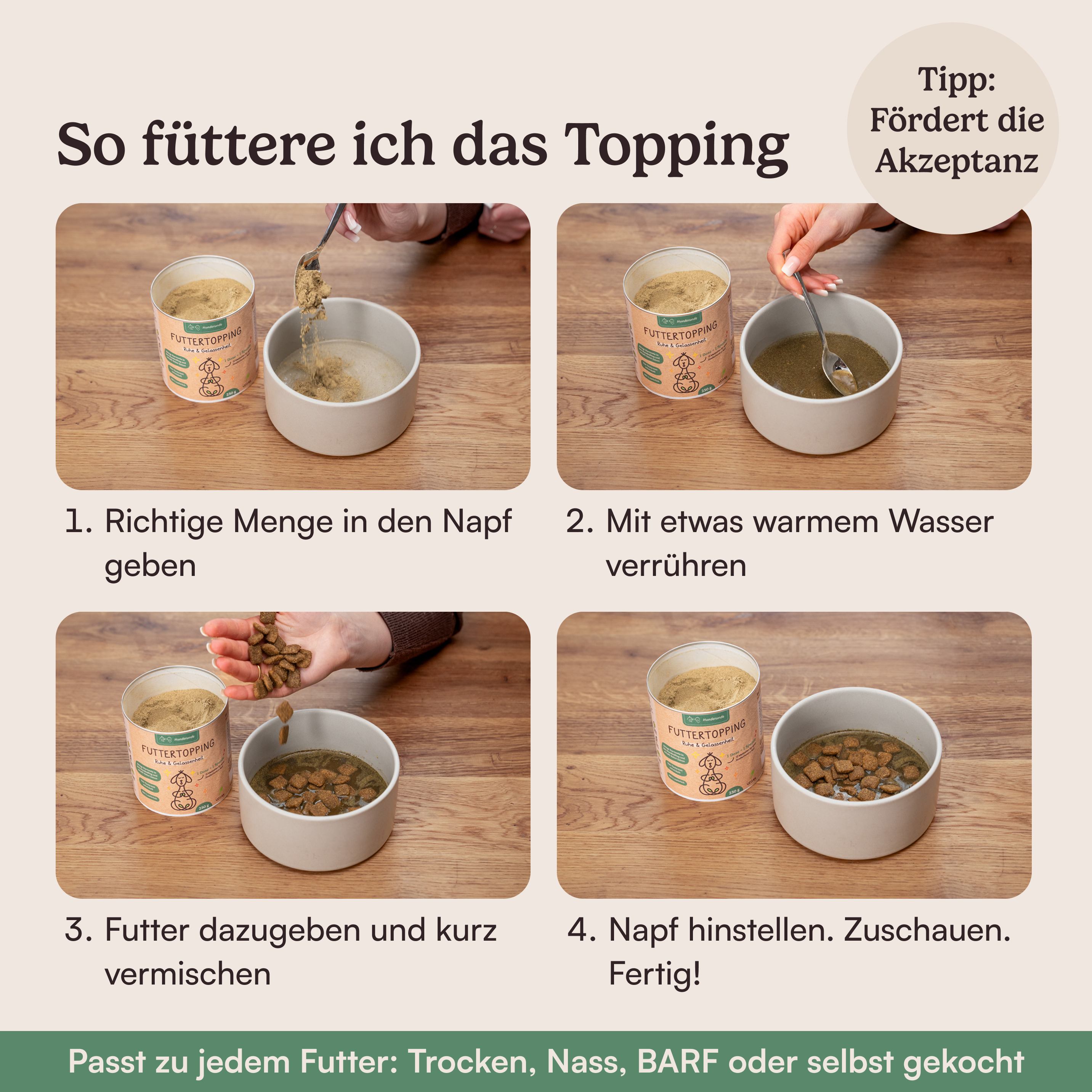 Futtertopping Ruhe & Gelassenheit