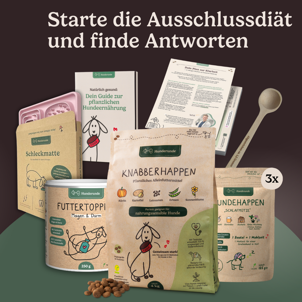 Hunderunde Ausschluss-Prinzip Bundle – 36 € sparen bei Futtermittelallergien