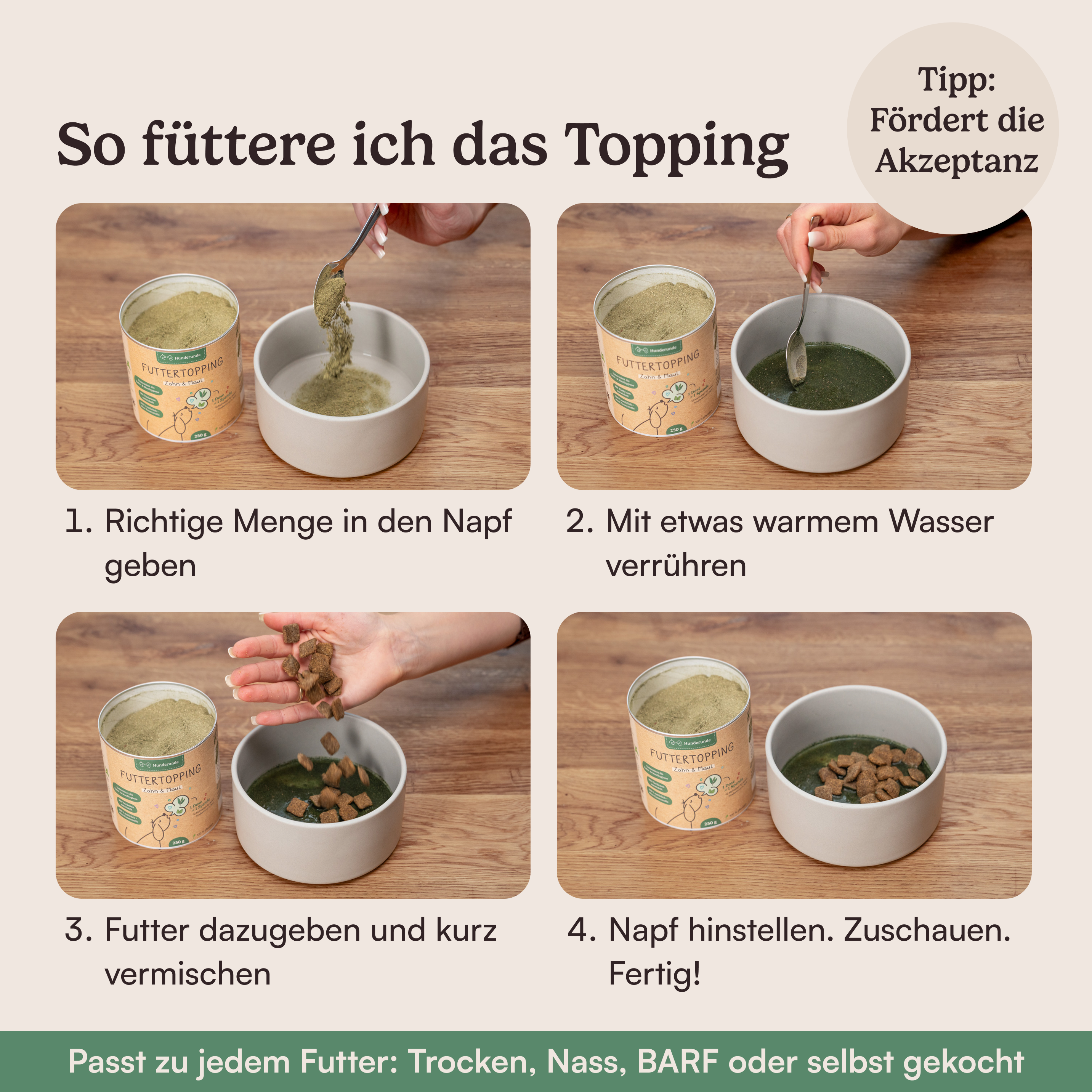 Futtertopping Zahn & Maul