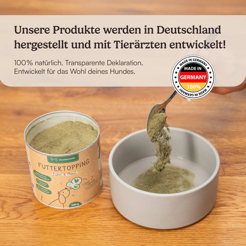 Made in Germany - Hunderunde Zahn & Maul Topping